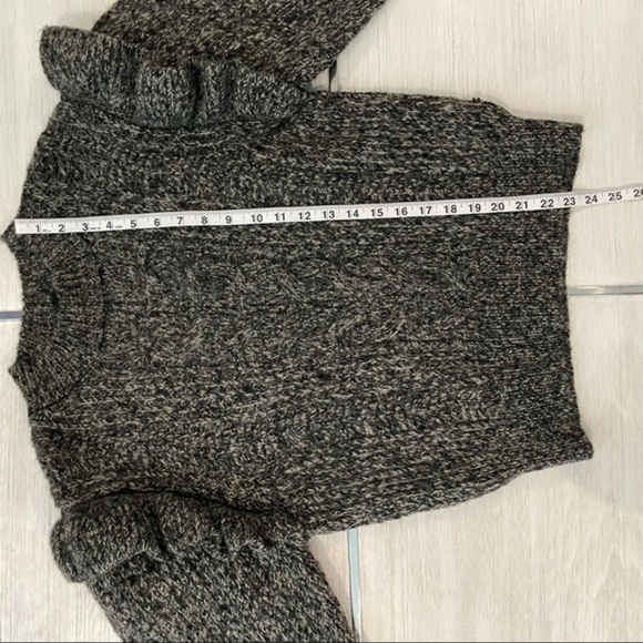 NWT Topshop Charcoal Cable Knit Sweater - Picture 13 of 13